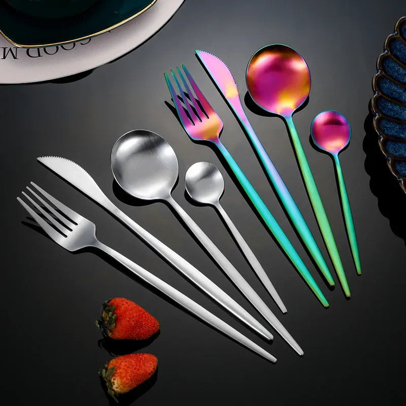 Elegant 30-Piece Cutlery Set for Dining and Entertaining-Orizon Depot