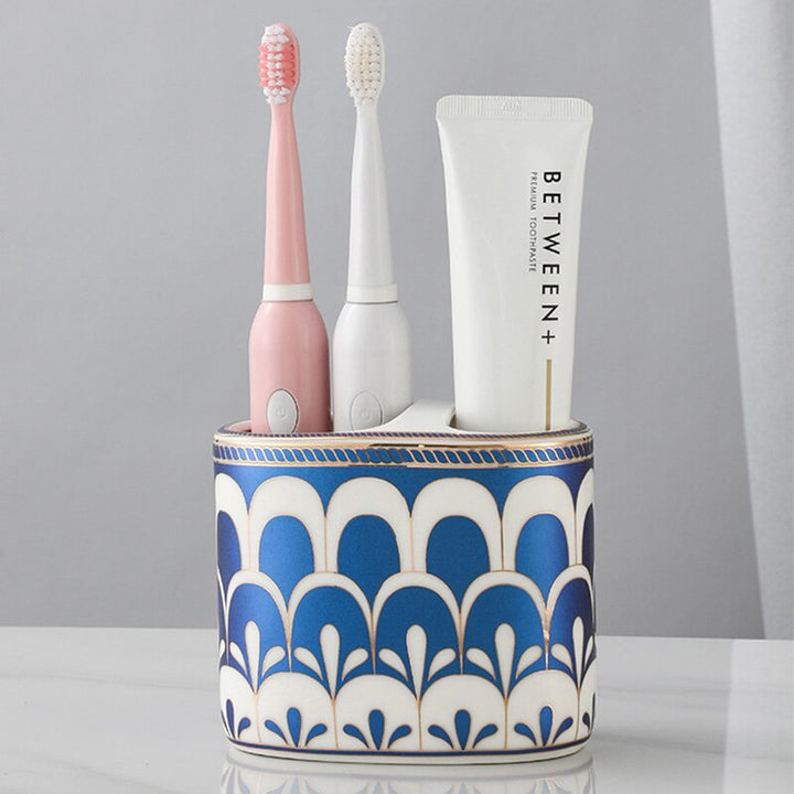 Luxurious Art Deco Bathroom Accessory Holder-Orizon Depot
