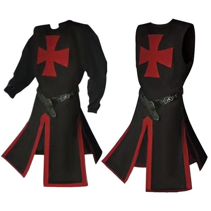 Knights Templar Crusader Costume - Tunic & Cape Set