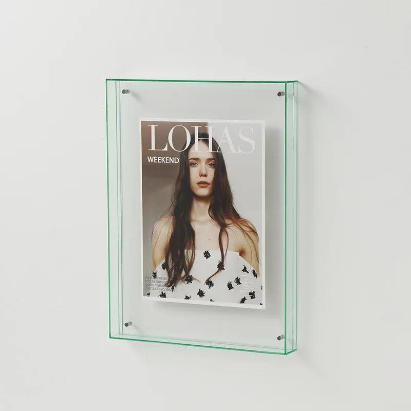 Double-Sided Acrylic Photo Frame for Displaying Memories-Orizon Depot
