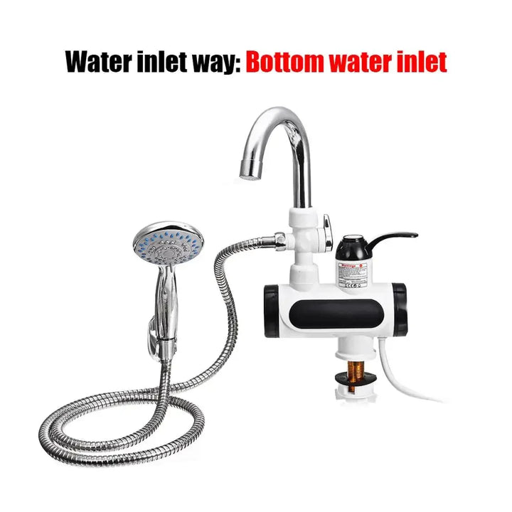 3000W Electric Kitchen Faucet with Instant Hot Water Supply-Orizon Depot