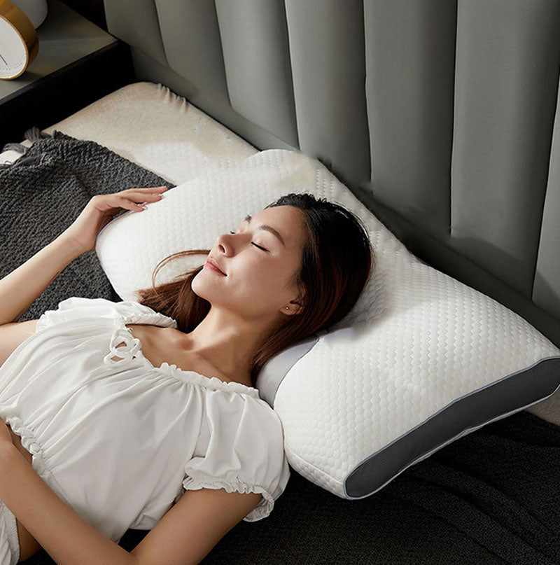 Hybrid Pillow for Back and Side Sleepers - Neck and Shoulder Support-Orizon Depot