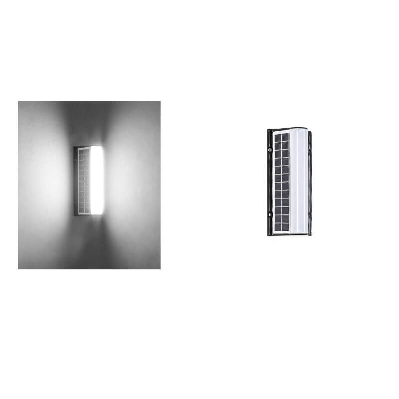 Modern Long Acrylic Solar LED Waterproof Wall Light for Outdoor Garden-Orizon Depot