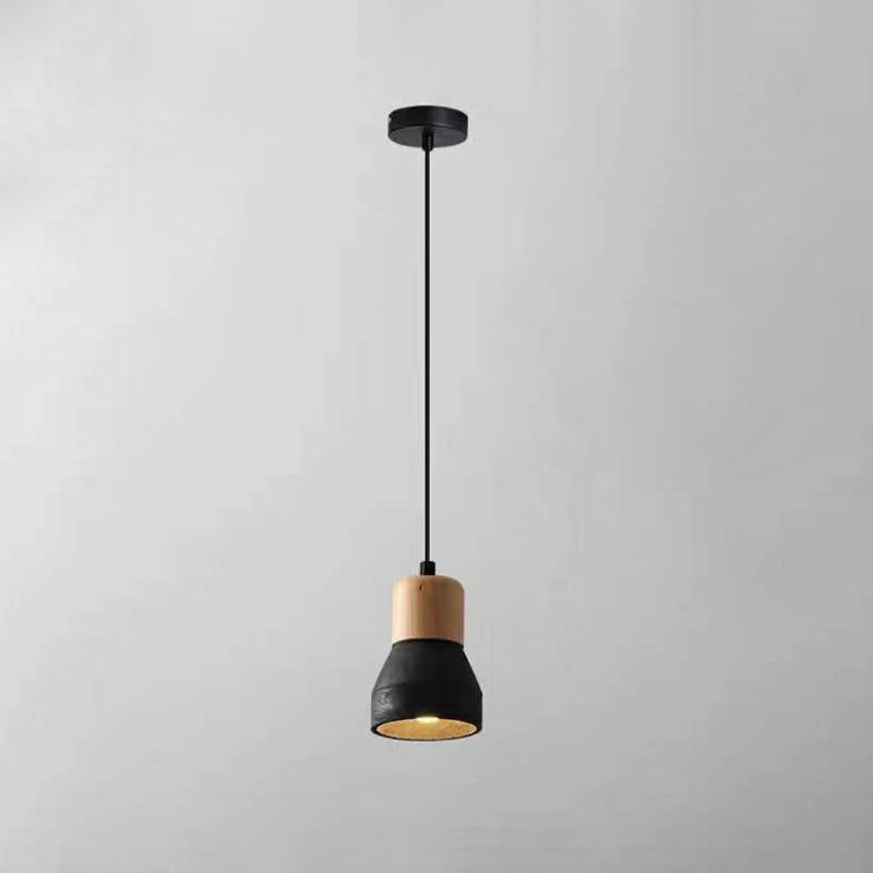 Nordic Cement Tapered Style 1-Light Mini LED Pendant Lamp-Orizon Depot