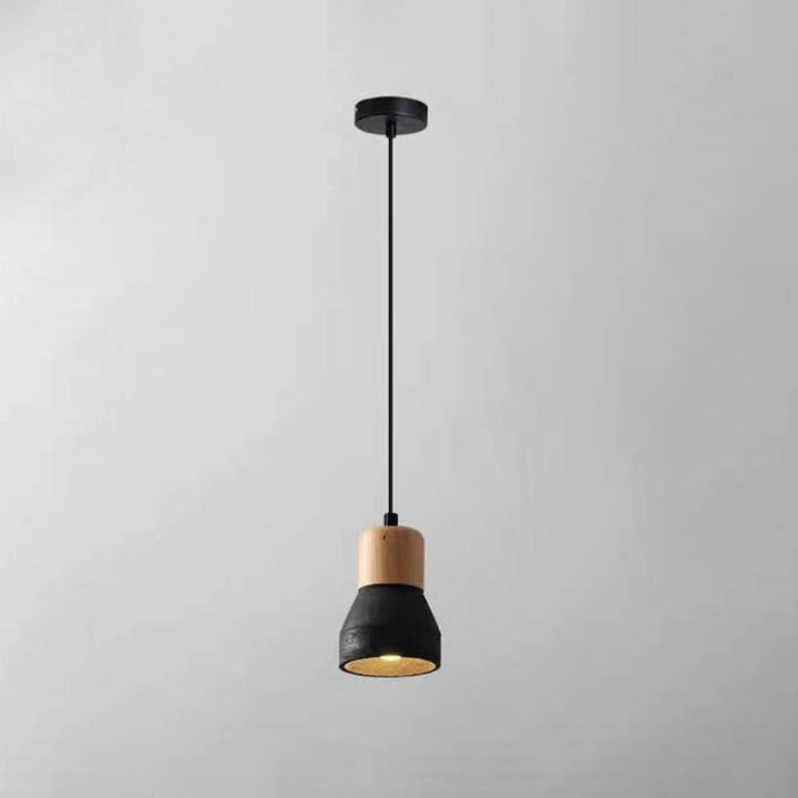 Nordic Cement Tapered Style 1-Light Mini LED Pendant Lamp-Orizon Depot