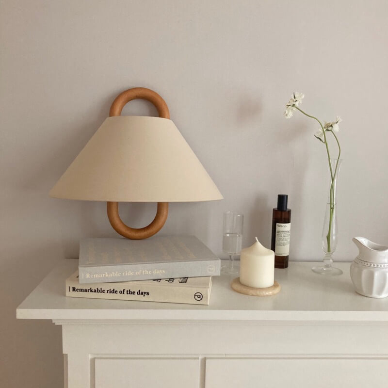 Modern Original Wooden Pleated Semi-Circle 1-Light Wall Sconce Lamp