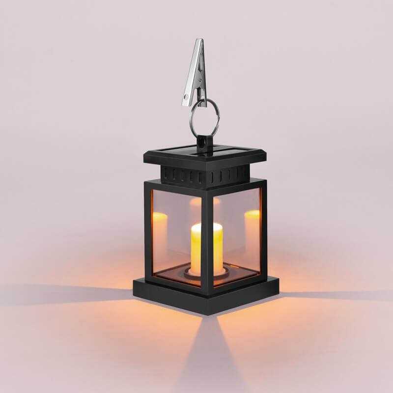 Solar Retro Candle Lantern LED Outdoor Hanging Lamp-Orizon Depot
