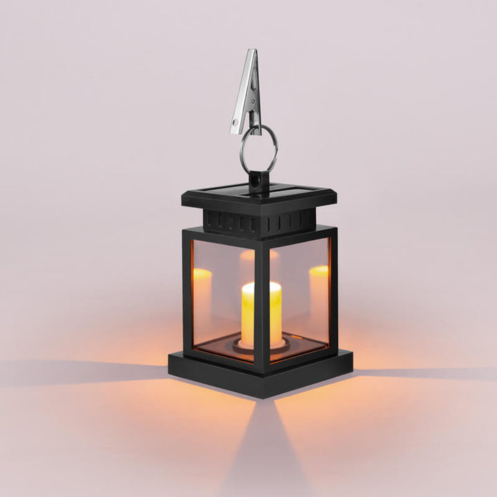 Solar Retro Candle Lantern LED Outdoor Hanging Lamp-Orizon Depot