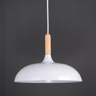Modern Industrial Wooden Top Pendant Light-Orizon Depot