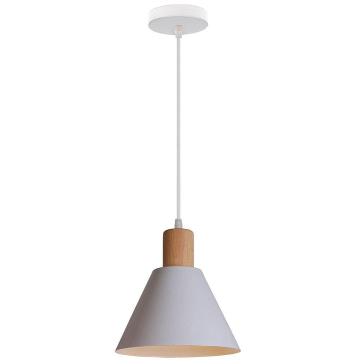Nordic Vintage Iron Cone Pendant Light-Orizon Depot