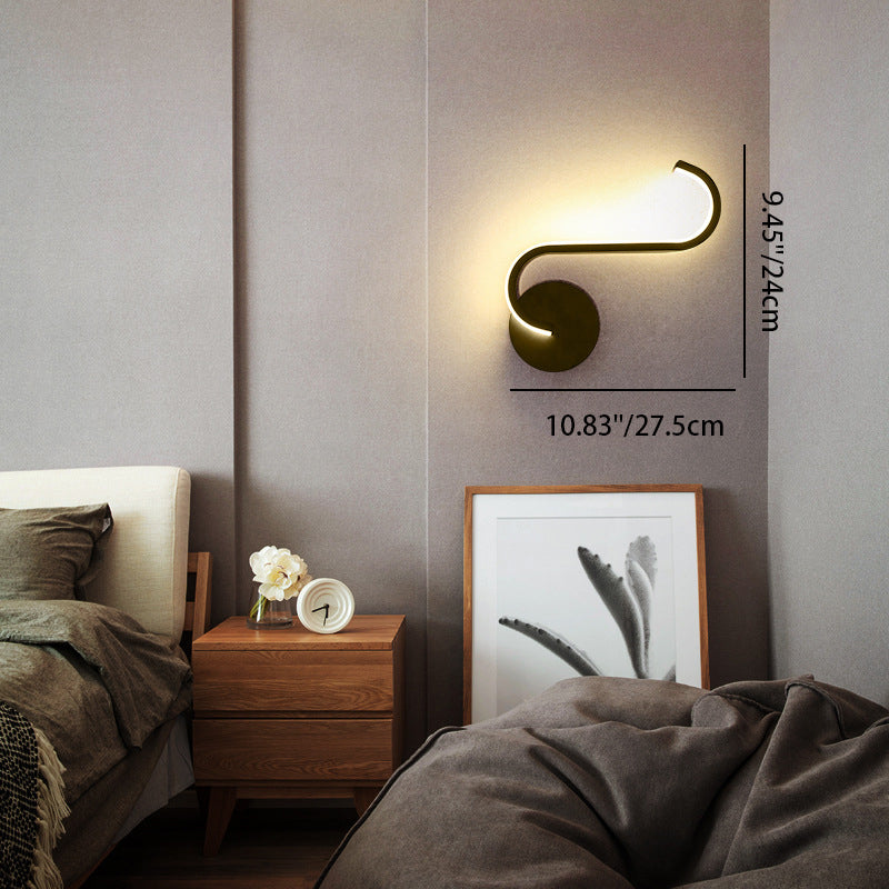 Modern Minimalist Arc LED Wall Light for Stylish Home Decor