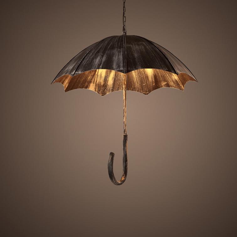 Retro Industrial 5-Light Umbrella Chandelier for Bold Interiors-Orizon Depot