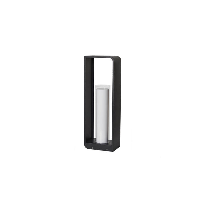 Modern Minimalist Square Frame LED Lawn Light Stainless Steel Acrylic Waterproof Design-Orizon Depot