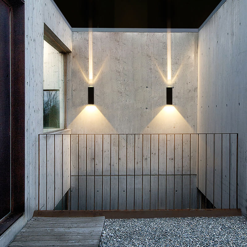 Modern Rectangular LED Outdoor Wall Sconce Light-Orizon Depot
