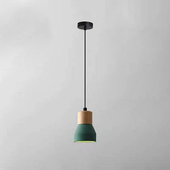 Nordic Cement Tapered Style 1-Light Mini LED Pendant Lamp-Orizon Depot