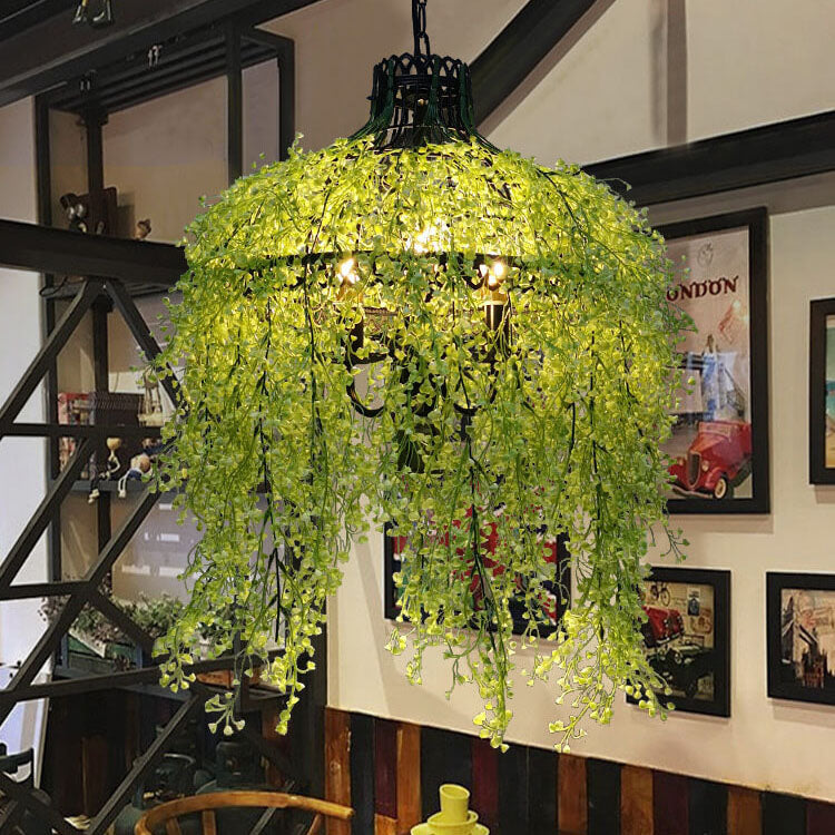 Creative Plant Vine Decorative 3-Lamp Chandelier-Orizon Depot