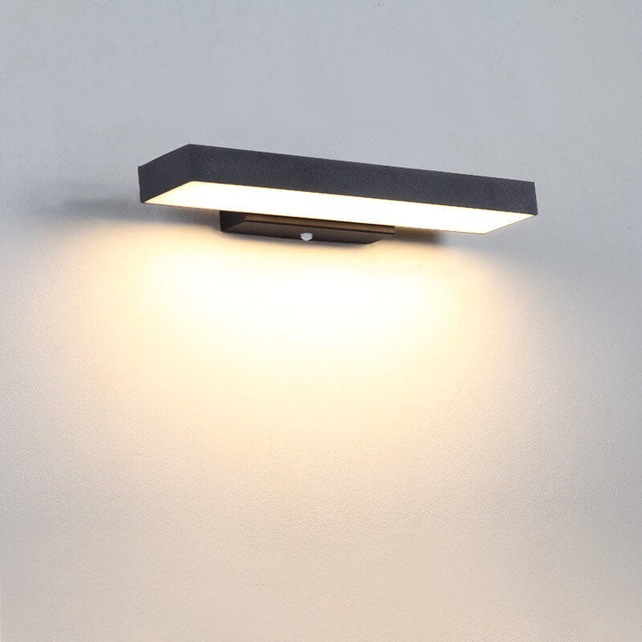 Modern Minimalist Rectangular Flat LED Motion Sensor Waterproof Wall Sconce for Outdoor-Orizon Depot