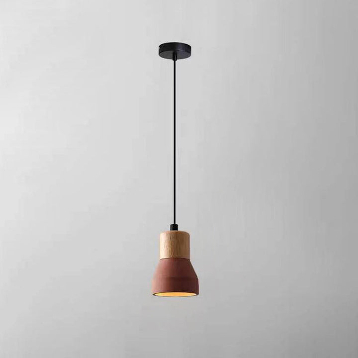 Nordic Cement Tapered Style 1-Light Mini LED Pendant Lamp-Orizon Depot