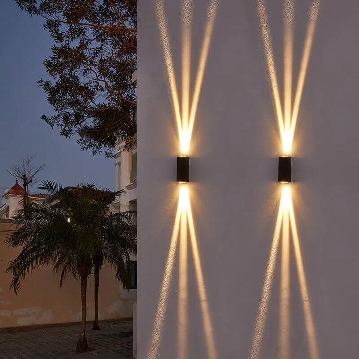 Modern Rectangular LED Outdoor Wall Sconce Light-Orizon Depot