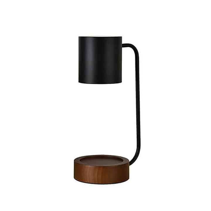 Minimalist Japanese Wood Timing Dimming Melting Wax 1-Light Table Lamp-Orizon Depot