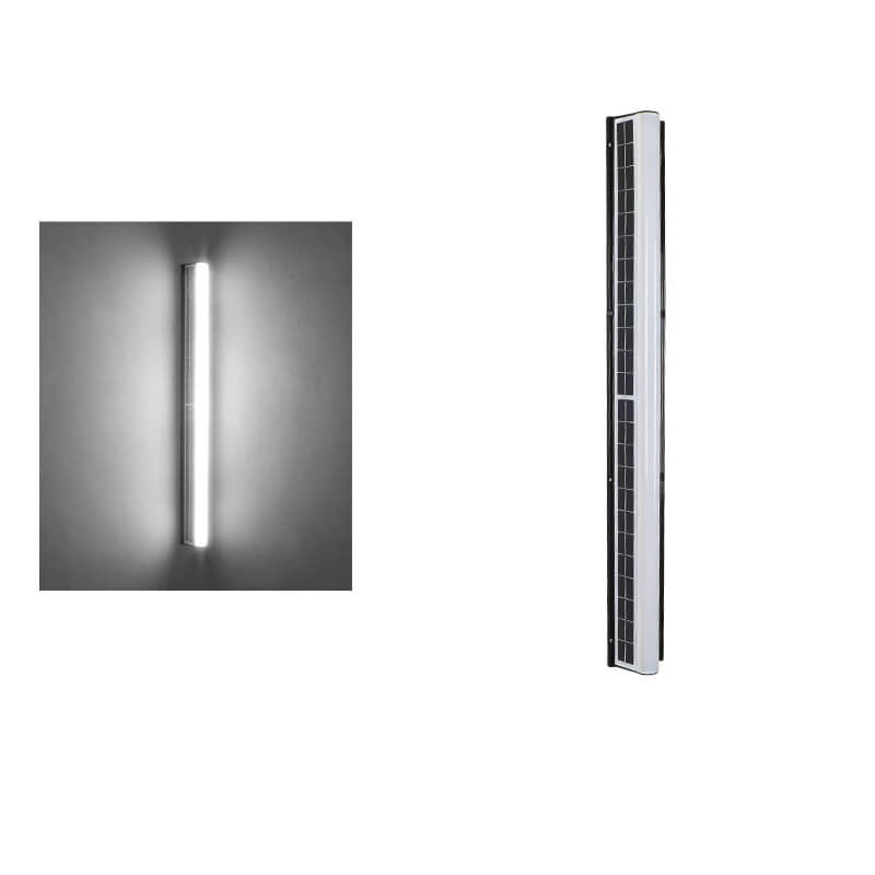 Modern Long Acrylic Solar LED Waterproof Wall Light for Outdoor Garden-Orizon Depot