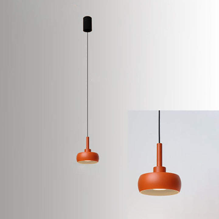 Nordic Minimalist Dome Aluminum LED Retractable Shape Pendant Lamp-Orizon Depot