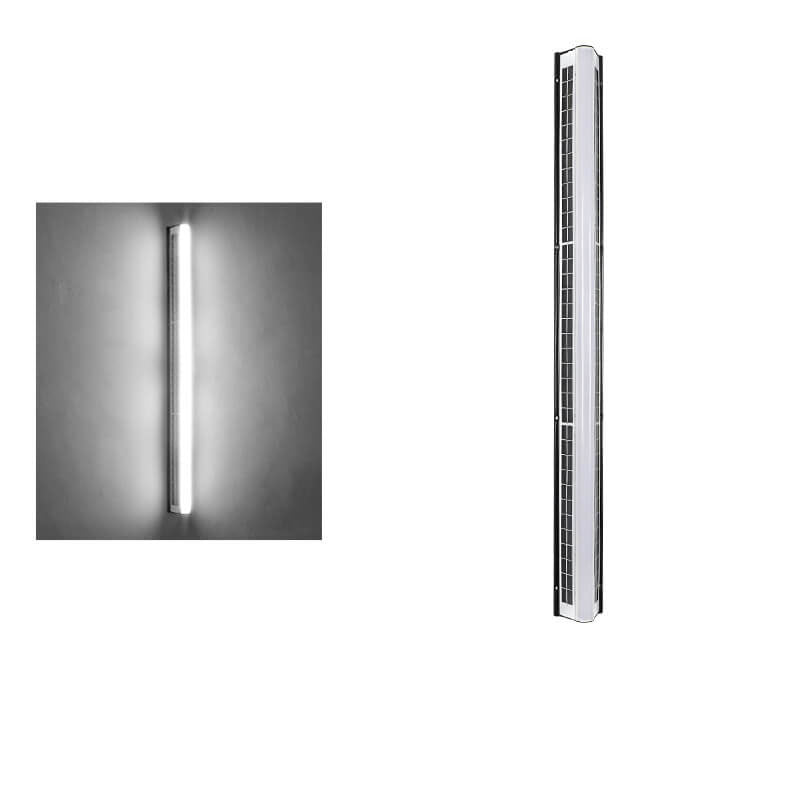 Modern Long Acrylic Solar LED Waterproof Outdoor Garden Wall Lamp-Orizon Depot
