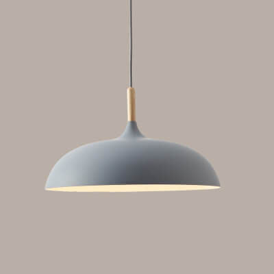 Modern Industrial Wooden Top Pendant Light-Orizon Depot
