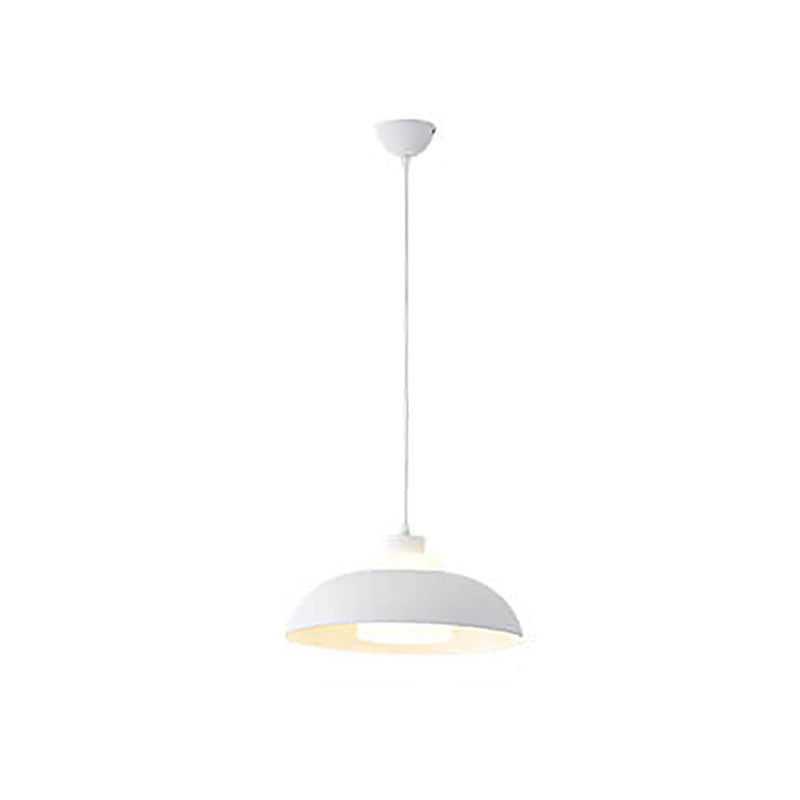Modern Solid Color Macaron Acrylic Style Aluminum 1-Light Pendant Lamp-Orizon Depot