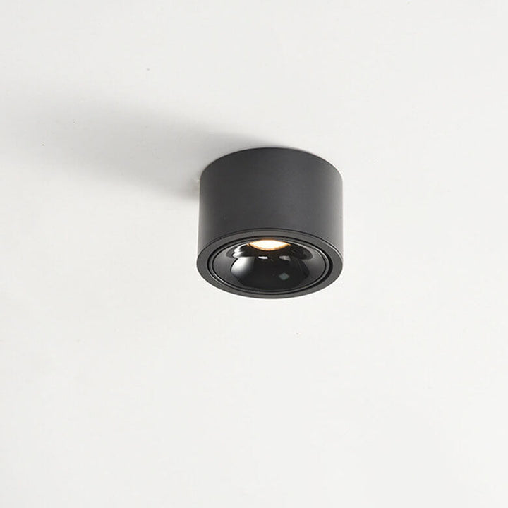 Modern Minimalist Adjustable Round LED Flush Mount Spotlight Ceiling Lamp-Orizon Depot
