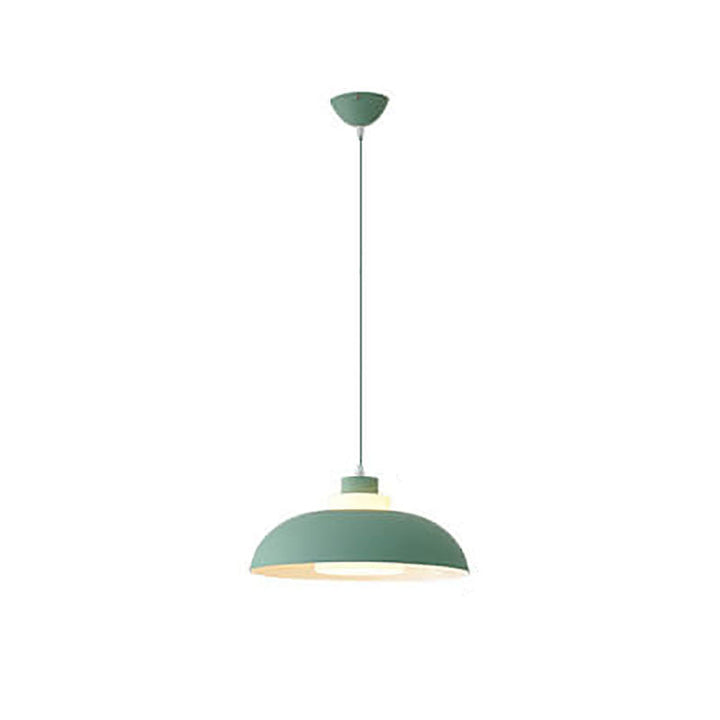 Modern Solid Color Macaron Acrylic Style Aluminum 1-Light Pendant Lamp-Orizon Depot