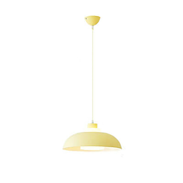 Modern Solid Color Macaron Acrylic Style Aluminum 1-Light Pendant Lamp-Orizon Depot