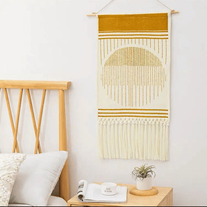 Geometric Tufted Wall Carpet for Stylish Home Decor-Orizon Depot