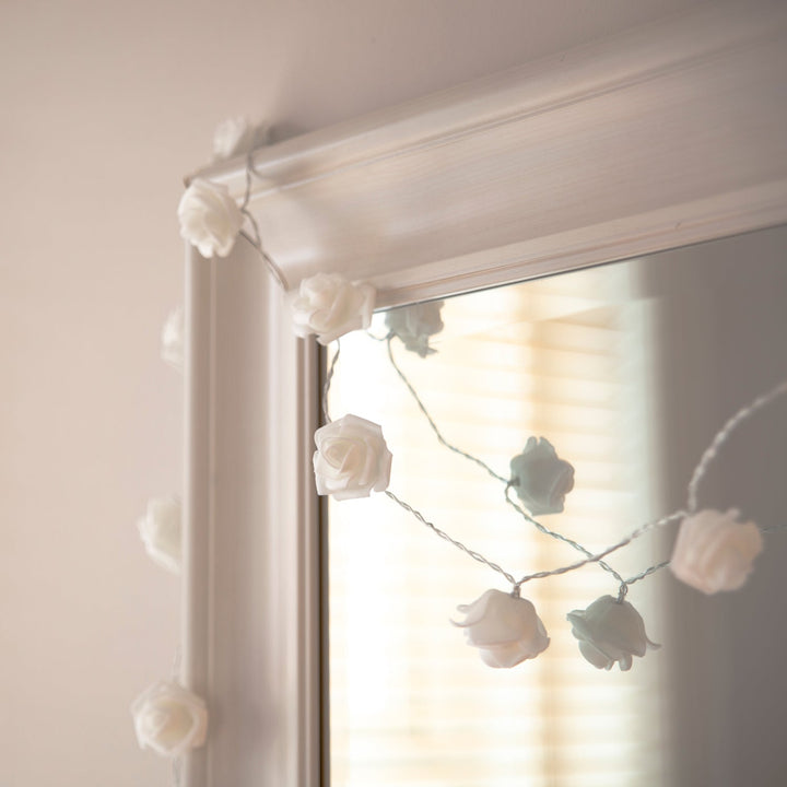 30 LED Warm White Rose Fairy Lights for Home Decor-Orizon Depot