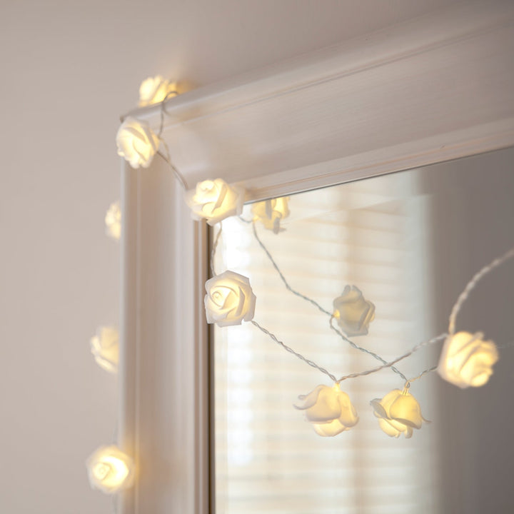 30 LED Warm White Rose Fairy Lights for Home Decor-Orizon Depot