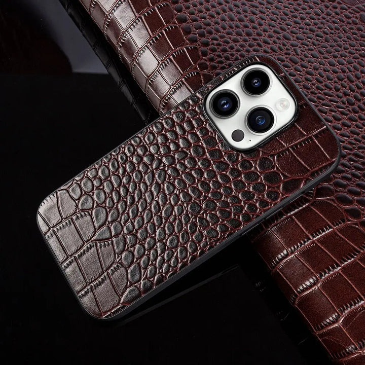 Genuine Leather iPhone Case for Stylish Protection-Orizon Depot