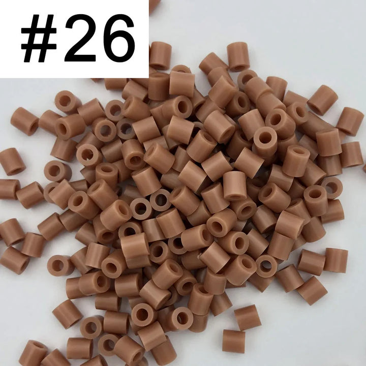 5mm 1000PCS Colorful Iron Fuse Beads for Kids DIY Pixel Art Toys