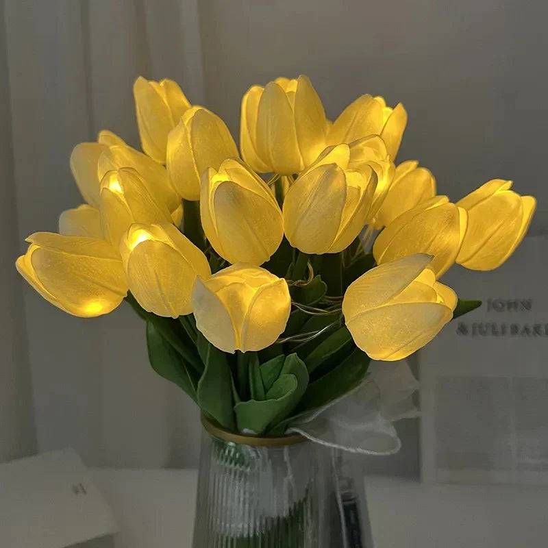 Portable LED Tulip Night Light for Soft Ambient Illumination-Orizon Depot