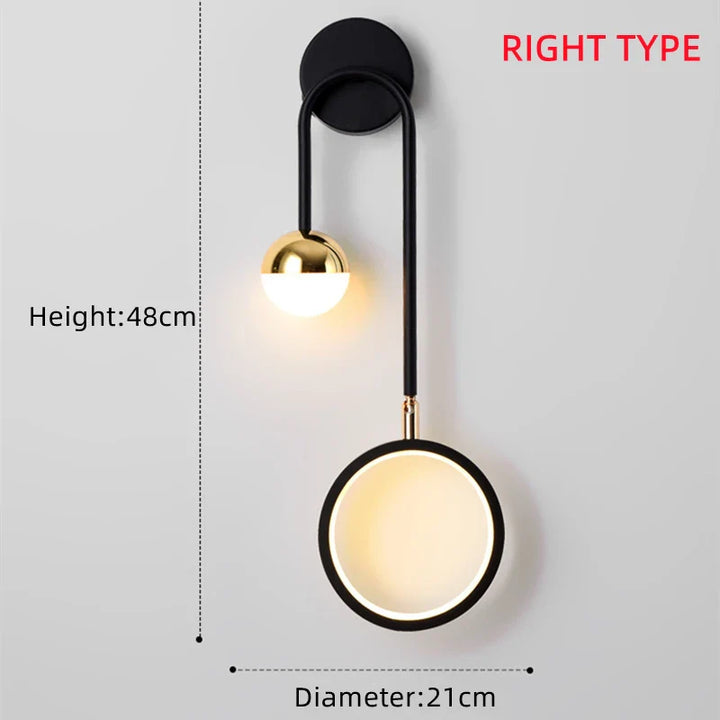 Modern Nordic LED Wall Light for Stylish Home Illumination