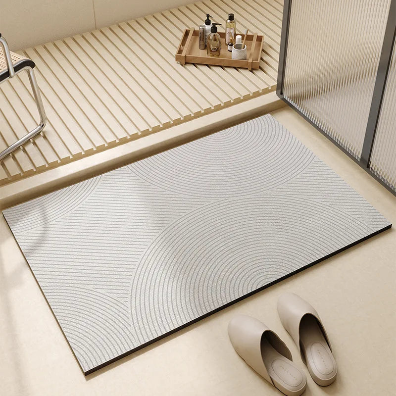 Quick-Dry Non-Slip Bath Mat | Super Absorbent Bathroom Floor Mat