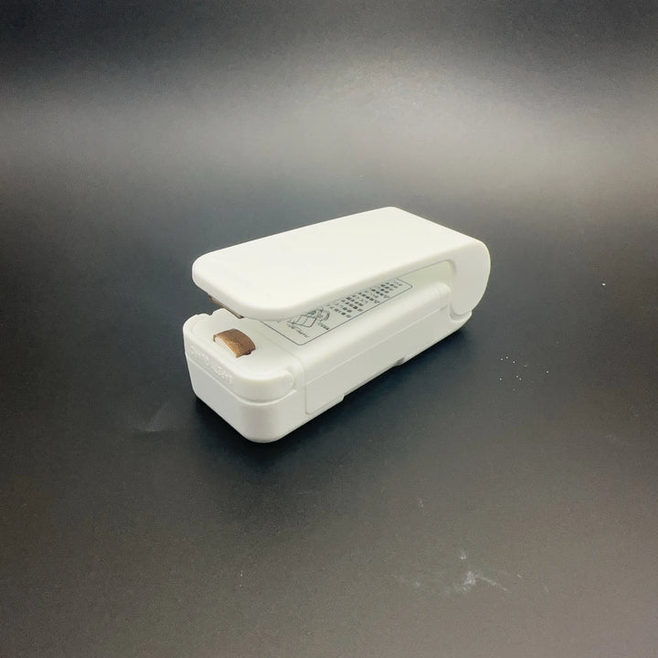 Compact Heat Sealer for Plastic Food Bags - Mini Package Sealing Machine