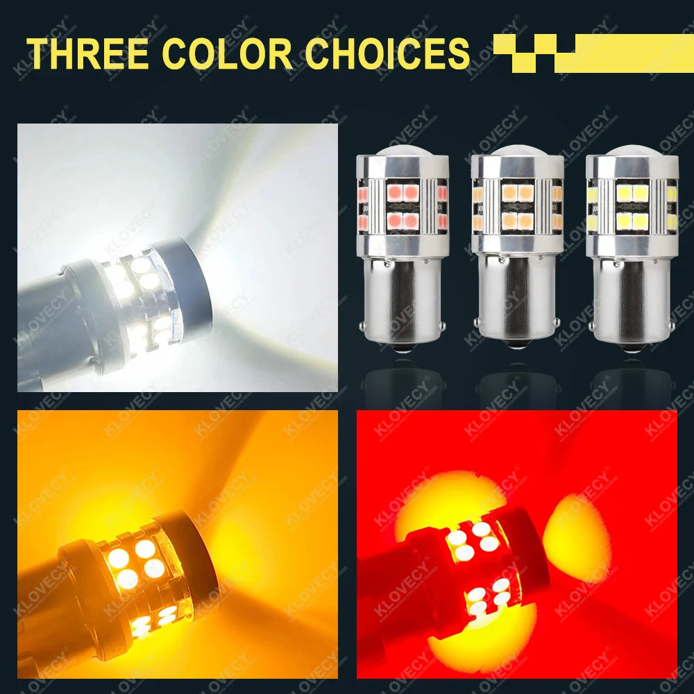 2/4 PCS 1156 1157 LED Bulbs for Car Parking Signal Lights 12V 24V