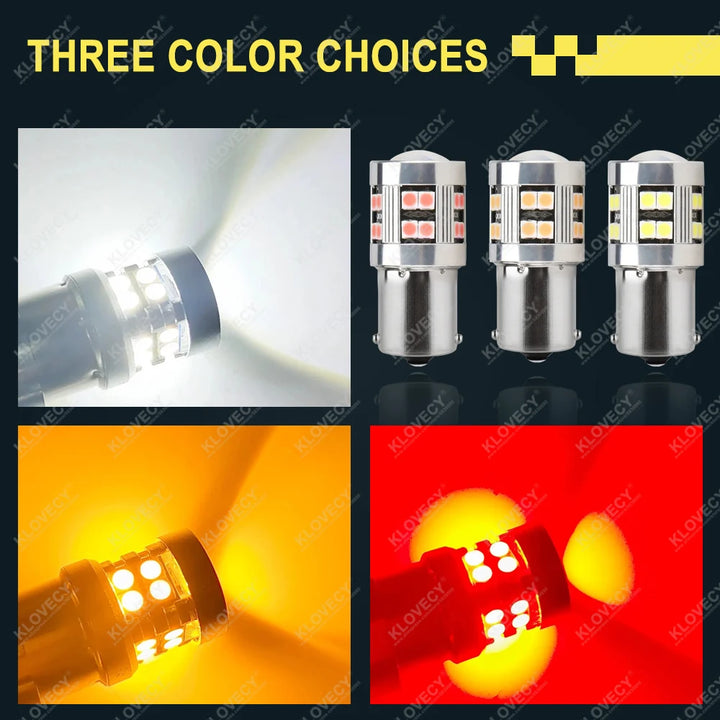 2/4 PCS 1156 1157 LED Bulbs for Car Parking Signal Lights 12V 24V