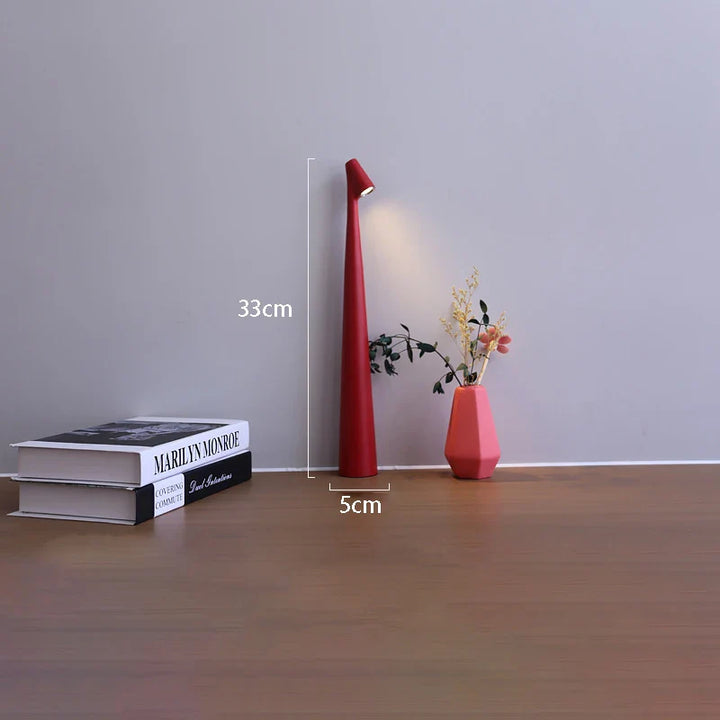 Rechargeable Touch Dimmable LED Table Lamp for Modern Spaces