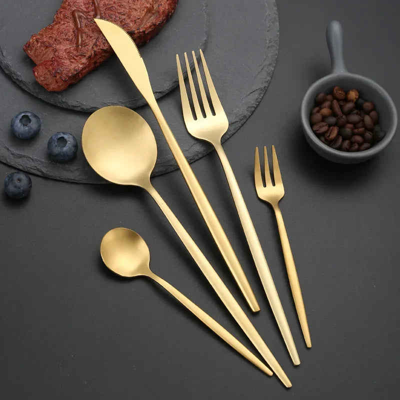 Elegant 30-Piece Cutlery Set for Dining and Entertaining-Orizon Depot