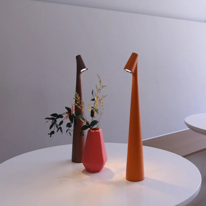 Rechargeable Touch Dimmable LED Table Lamp for Modern Spaces