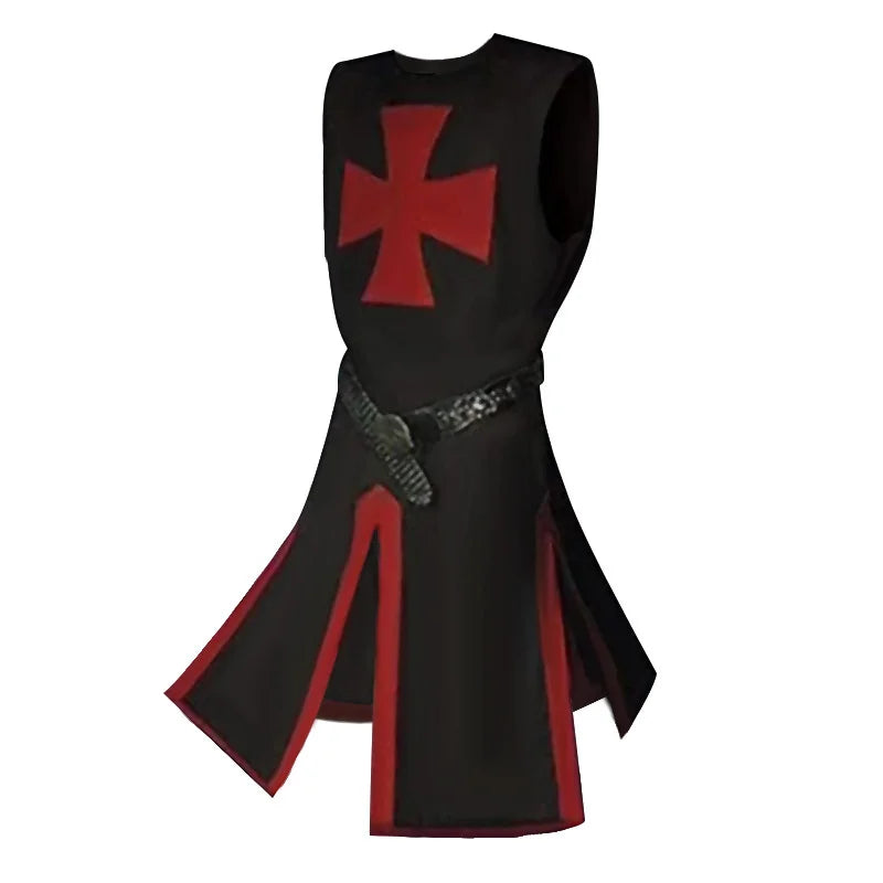 Knights Templar Crusader Costume - Tunic & Cape Set