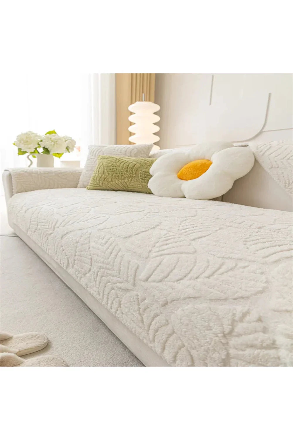 Nordic Aesthetic Sofa Cover for Stylish Home Decor-Orizon Depot