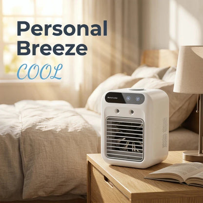 Multifunctional Rechargeable Mini Spray Cooling Fan for Home Decor