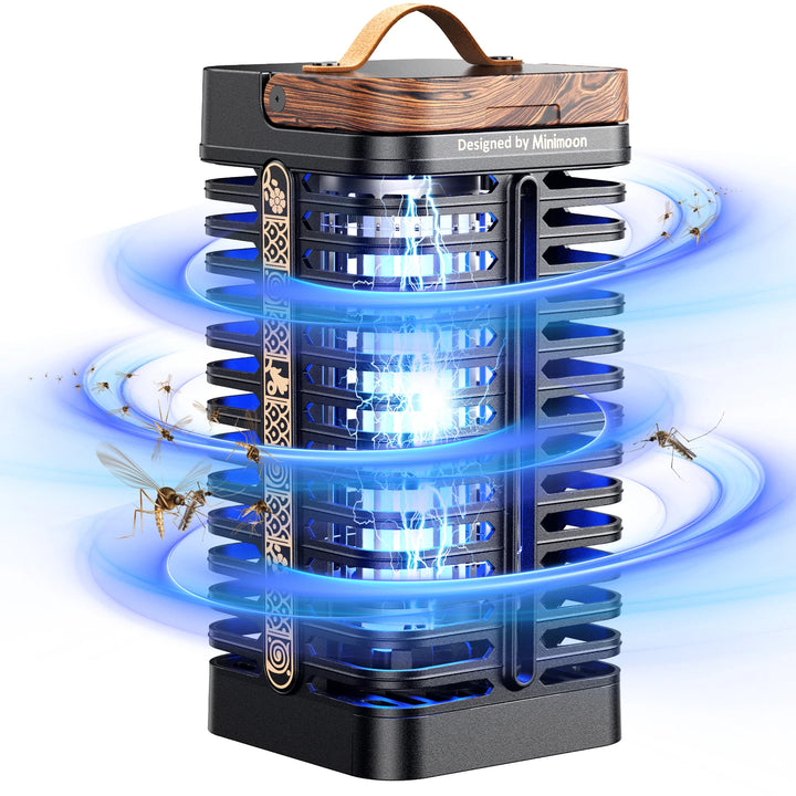 Outdoor Mosquito Zapper with Dual LED Light and 4200V Electric Trap